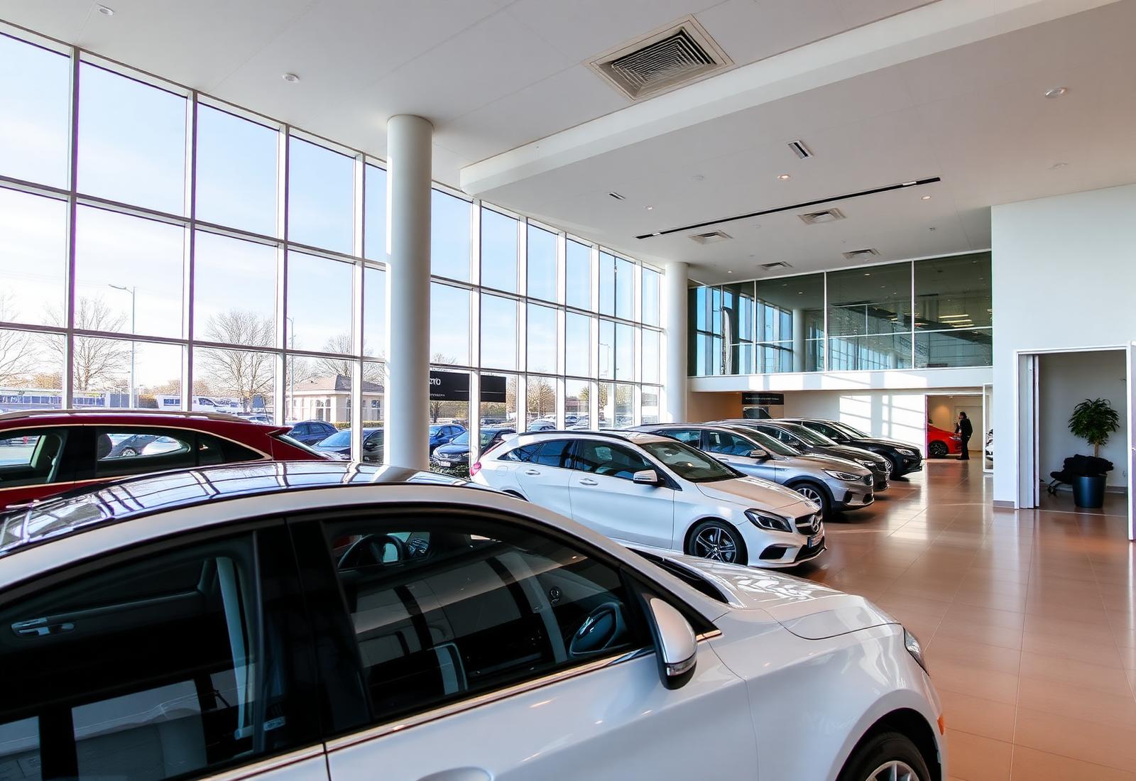 Showroom autobazaru AUTODELMOS v Kladně